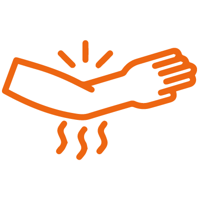forearm pain icon